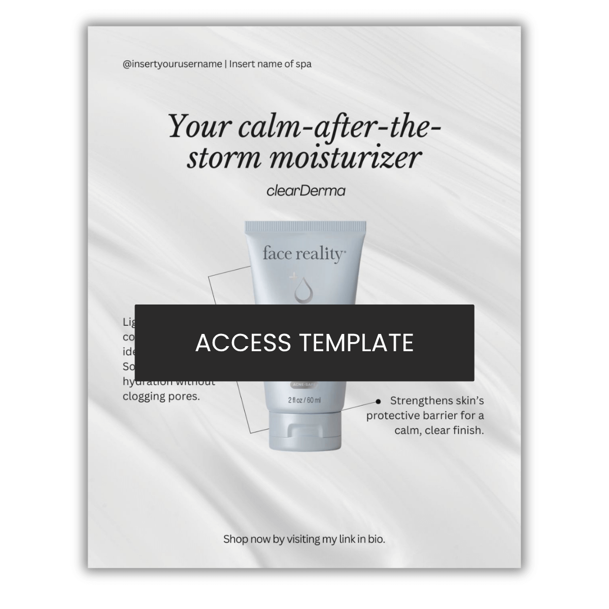 Face Reality Barrier clearDerma Moisturizer