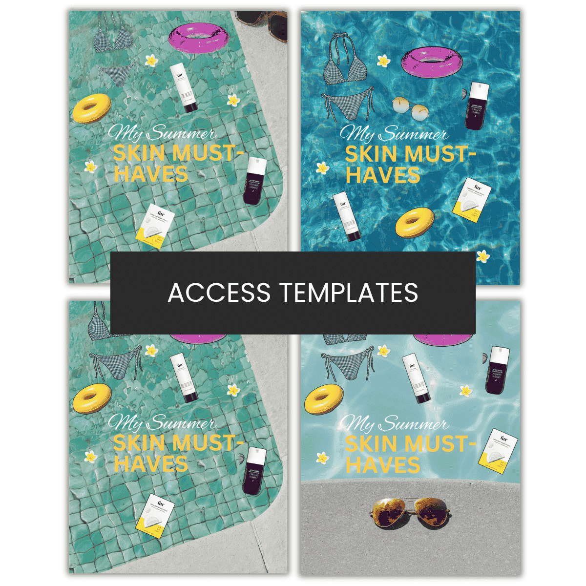 My Summer Skin Must-Haves Graphics