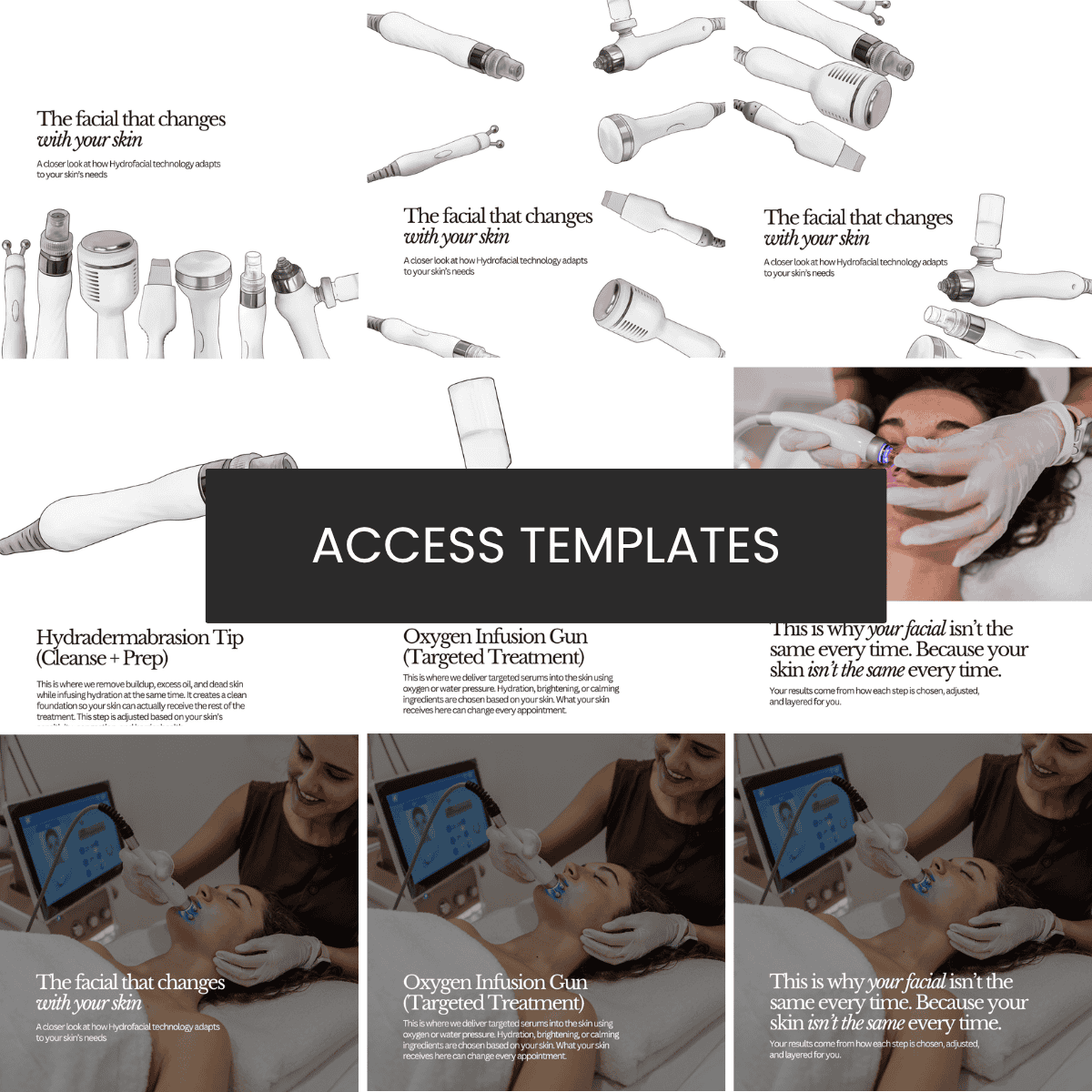 Hydrofacial Carousel "The facial that changes  with your skin"