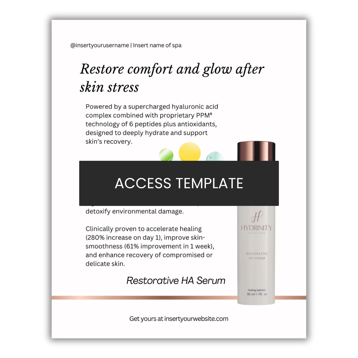 Hydrinity Restorative HA Serum