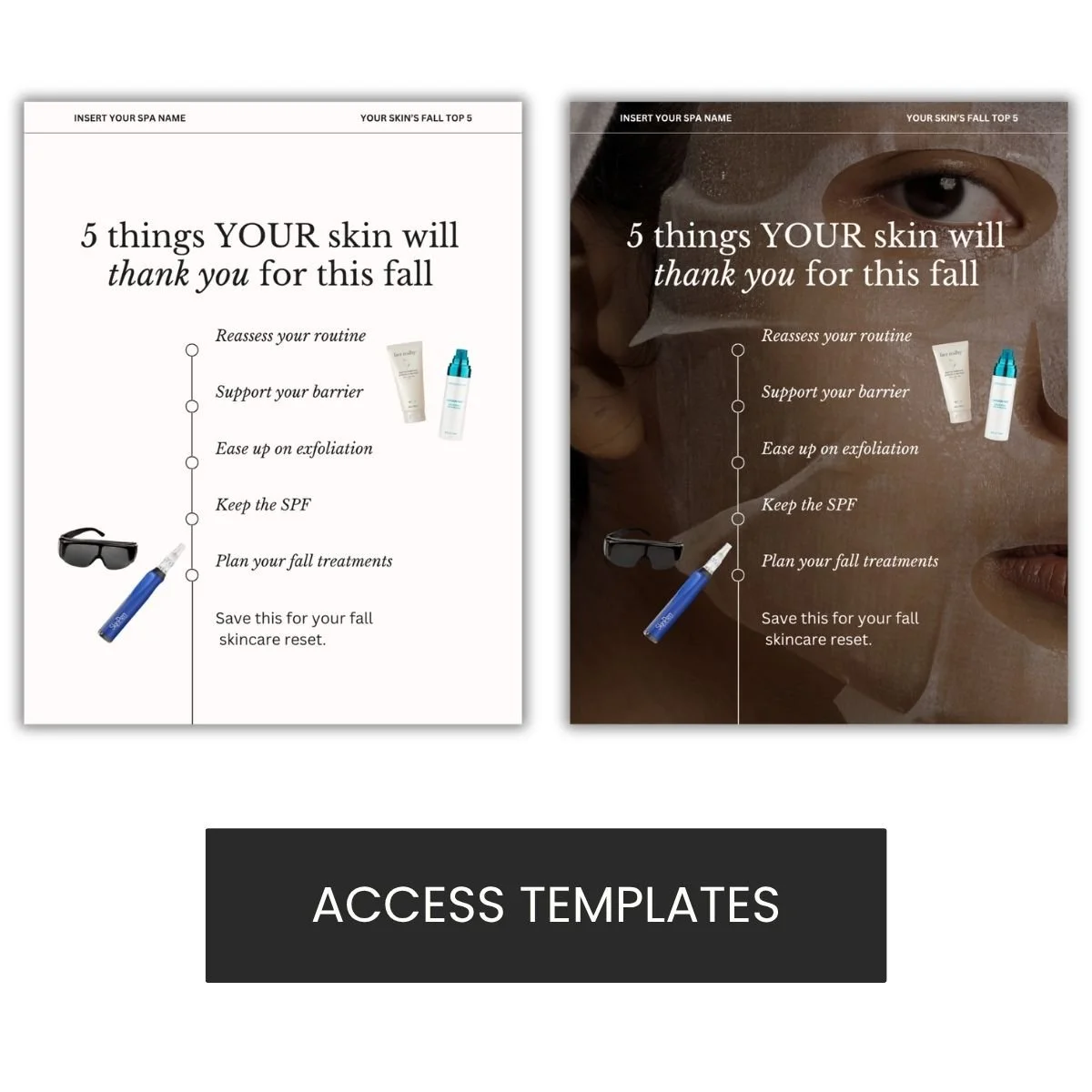 5 things YOUR skin will  thank you for this fall Graphic