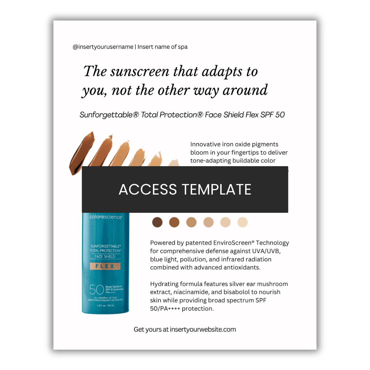 Colorscience Sunforgettable® Total Protection® Face Shield Flex SPF 50