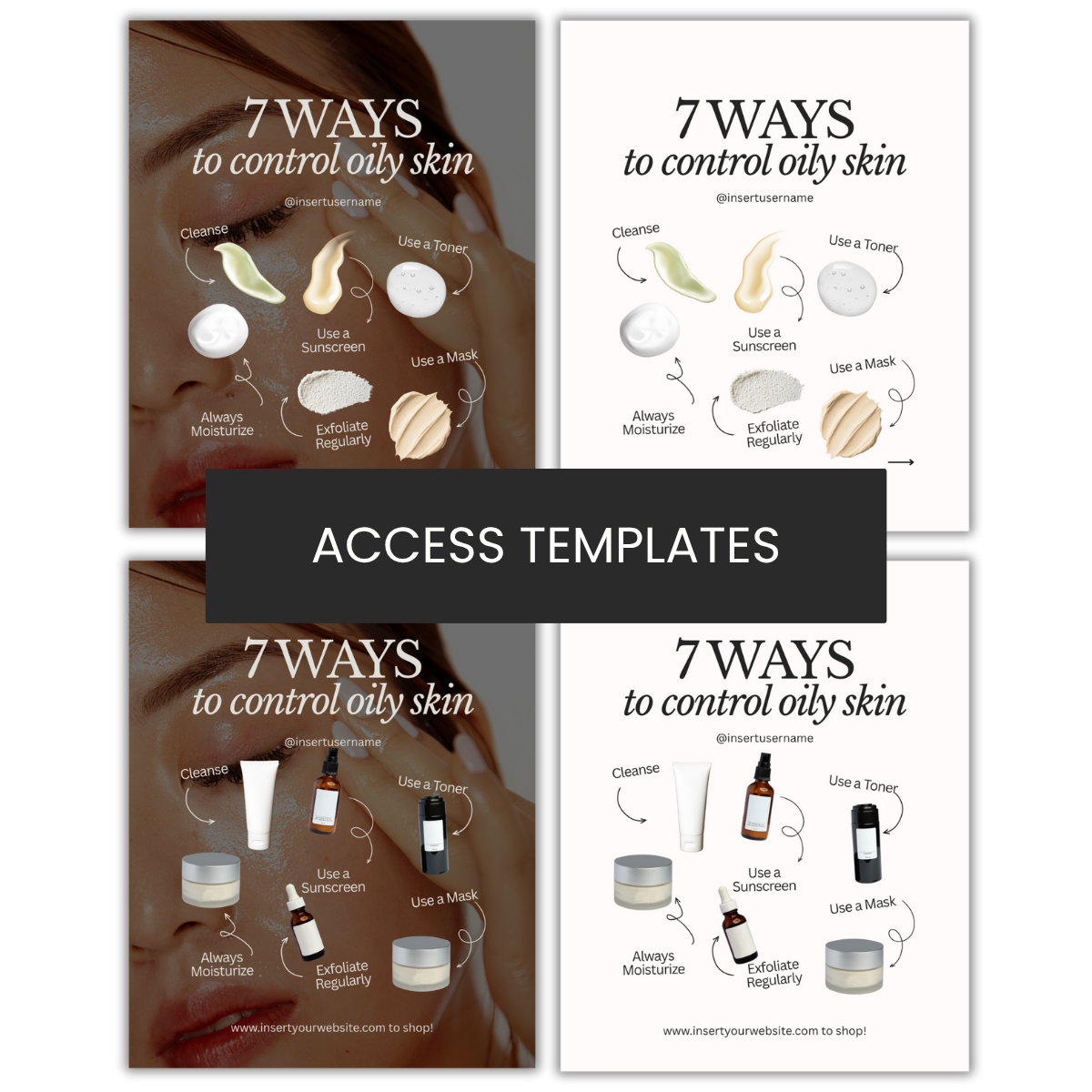 Oily Skin Carousel with Product Recs