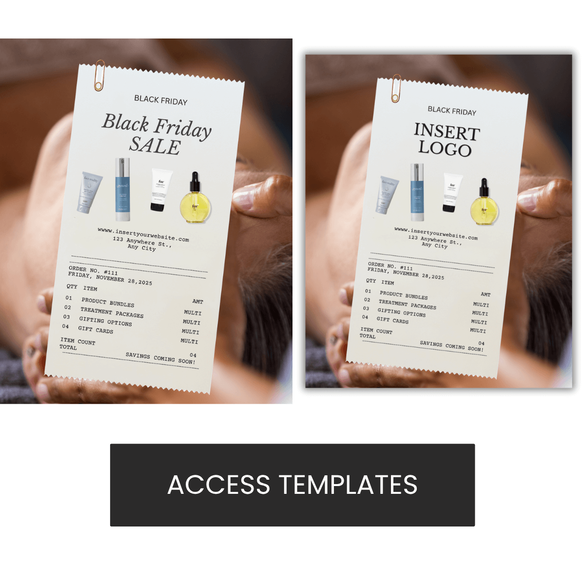 Receipt | Black Friday & Cyber Monday