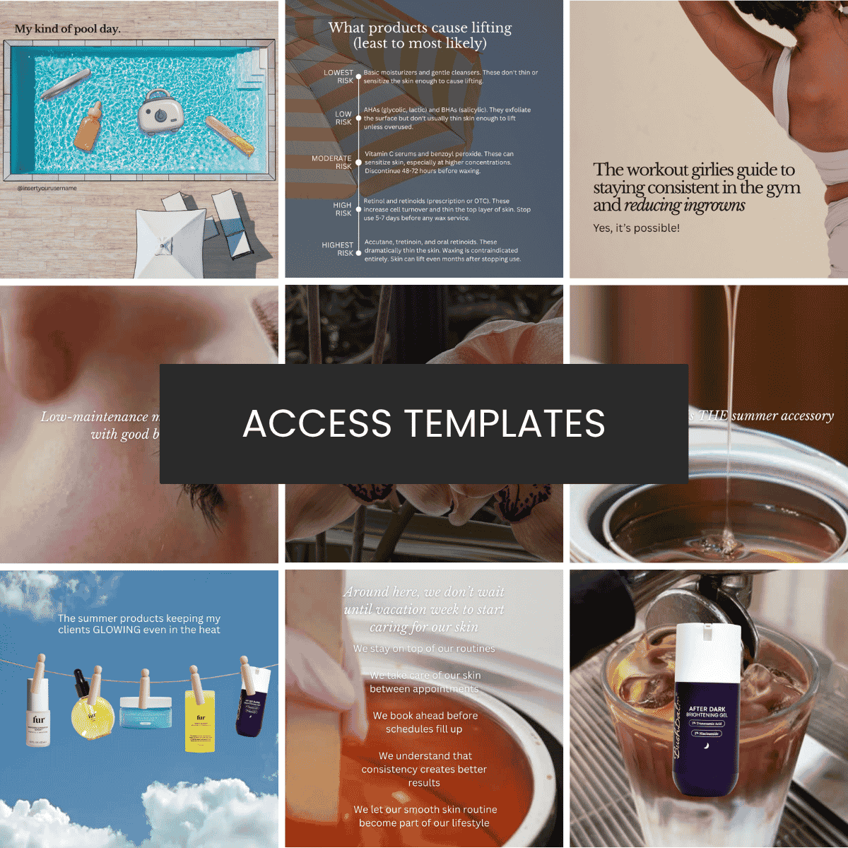 All August Themed Templates (July 25 Additions)