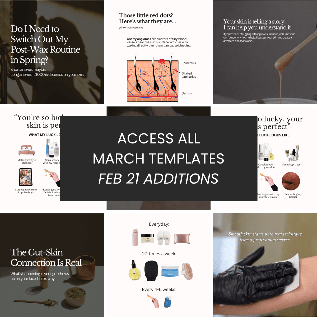 All March Themed Templates (Feb 21 Additions)