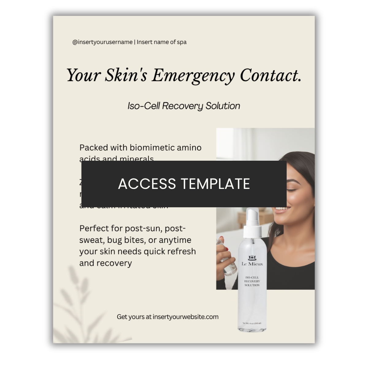 Le Mieux Iso-Cell Recovery Solution