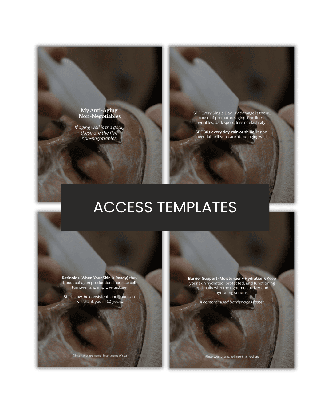 My Anti-Aging  Non-Negotiables Carousel