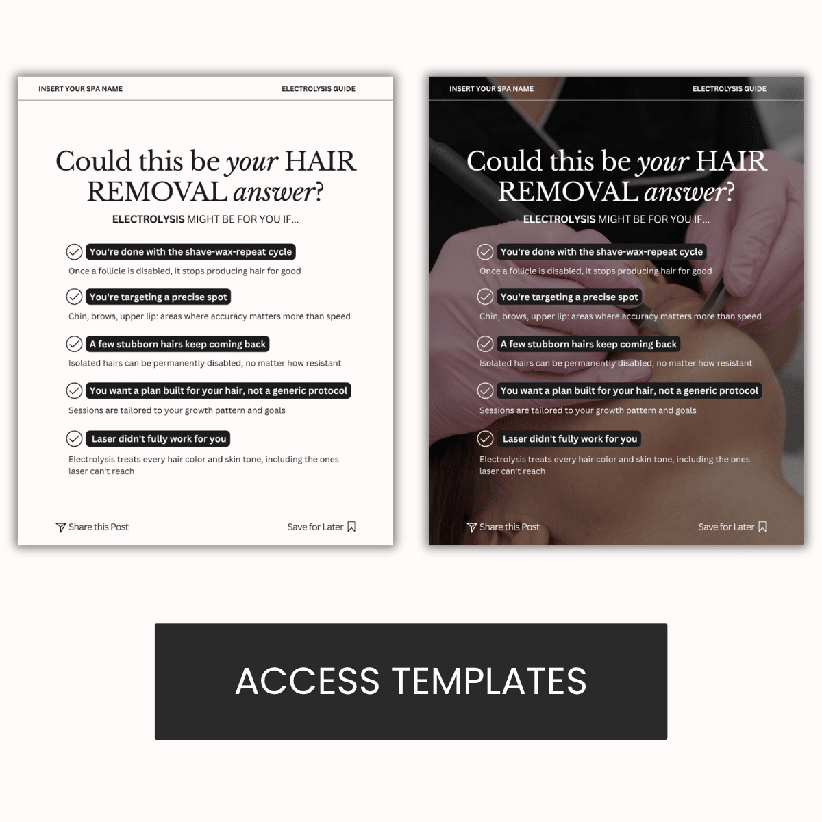 Could this be your HAIR REMOVAL answer? Graphic