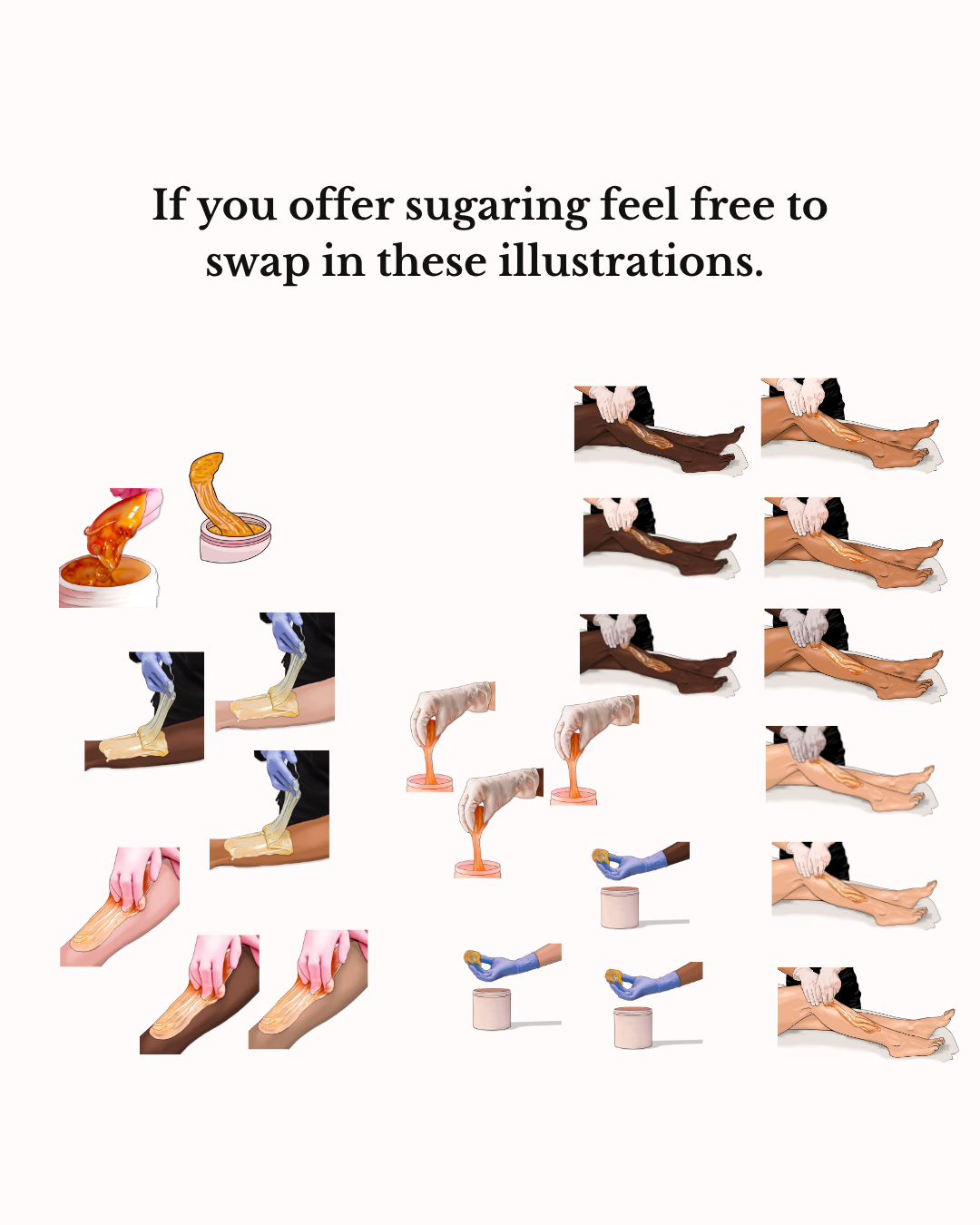 Sugaring Illustrations