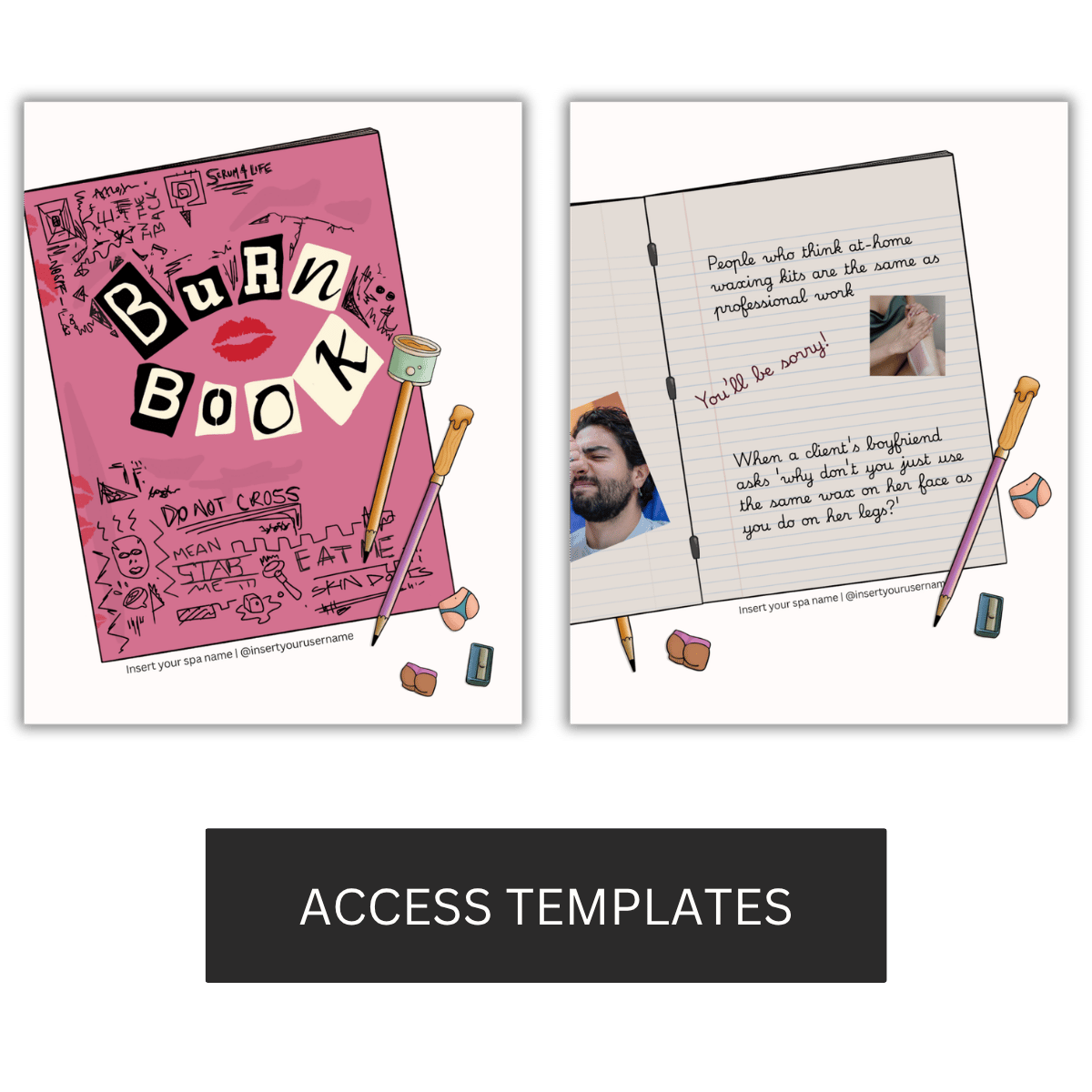 The Burn Book Illustration