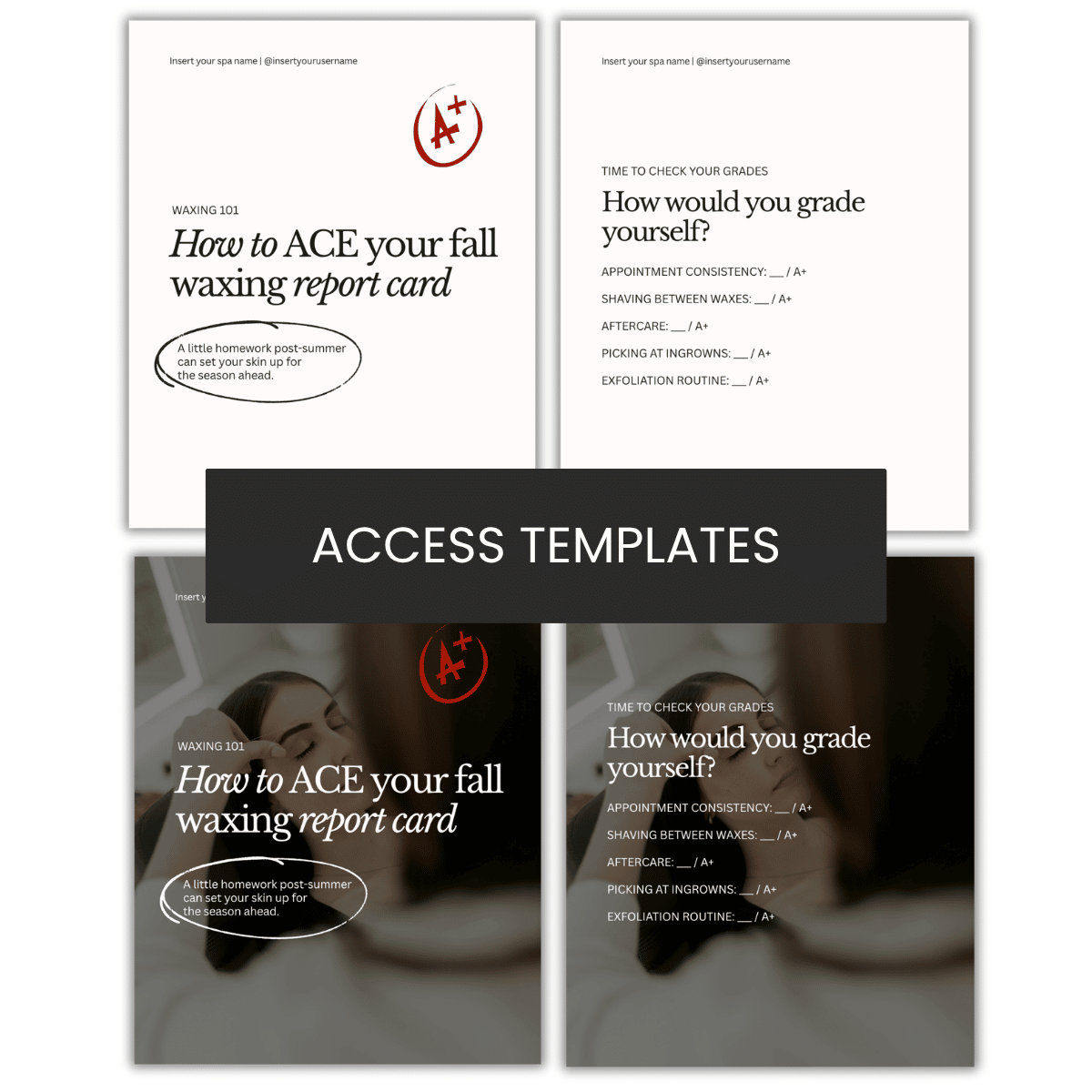 How to ACE your fall waxing report card Carousel