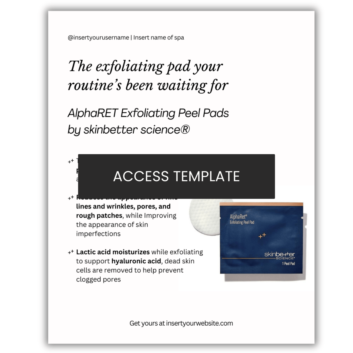 AlphaRET Exfoliating Peel Pads  by skinbetter science®