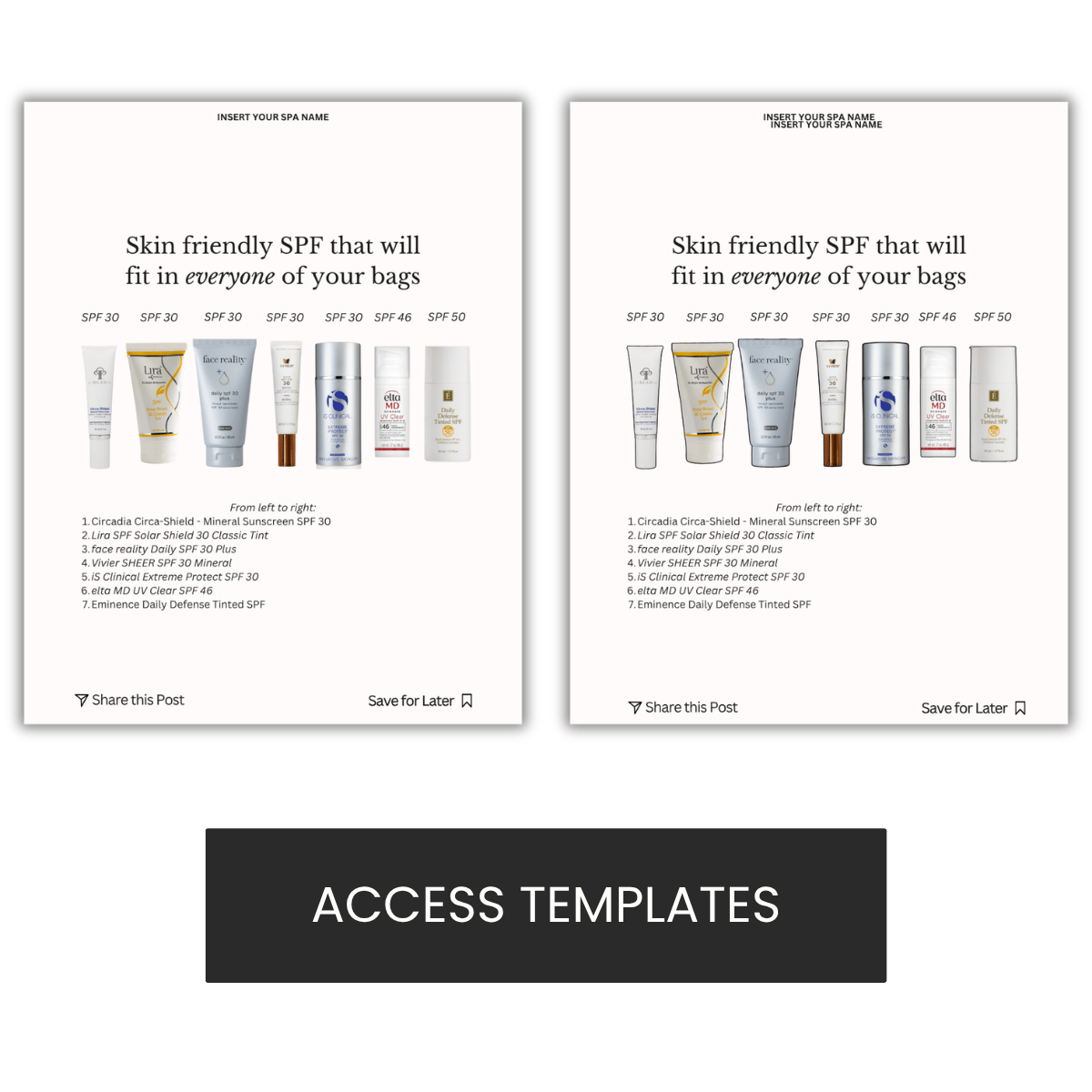 Skin friendly SPF that will fit in everyone of your bags Graphic | Product Recs