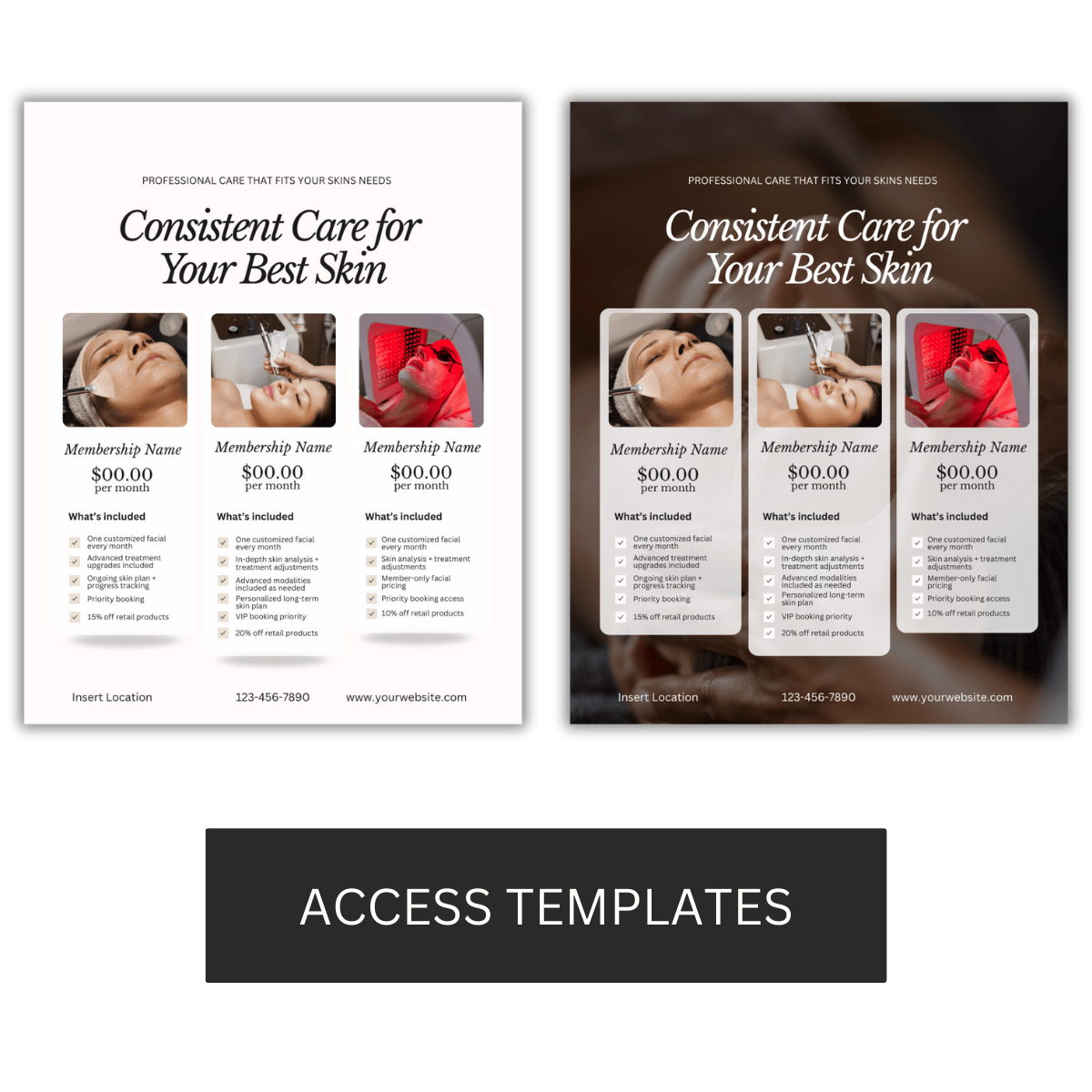 Membership Menu Graphic