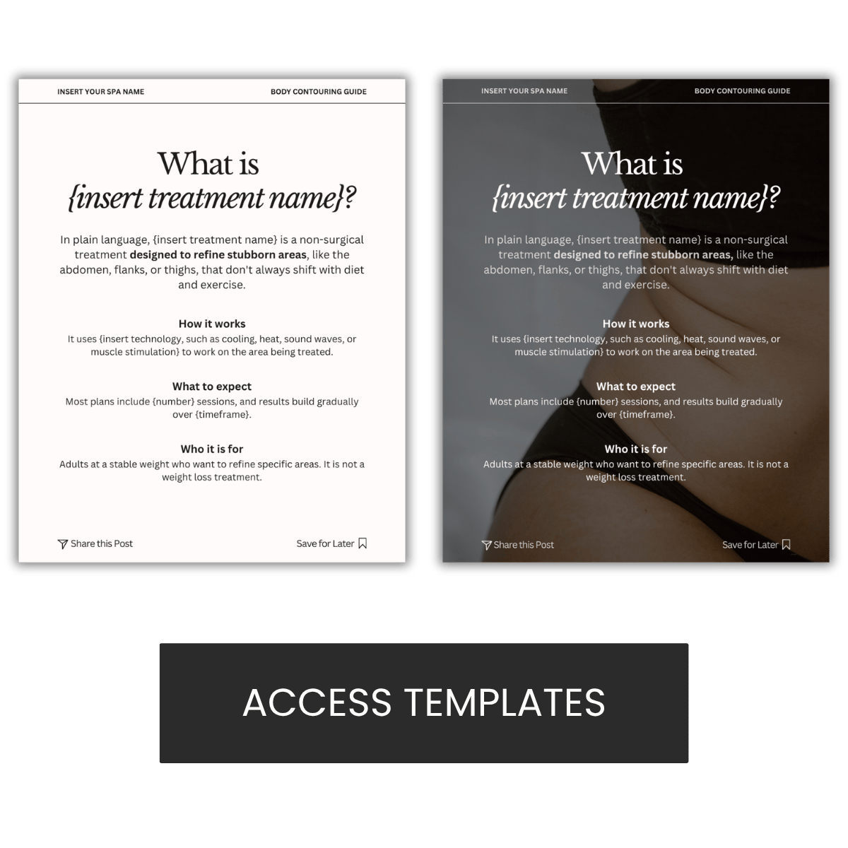 What is {insert treatment name}? Body Contouring Graphic