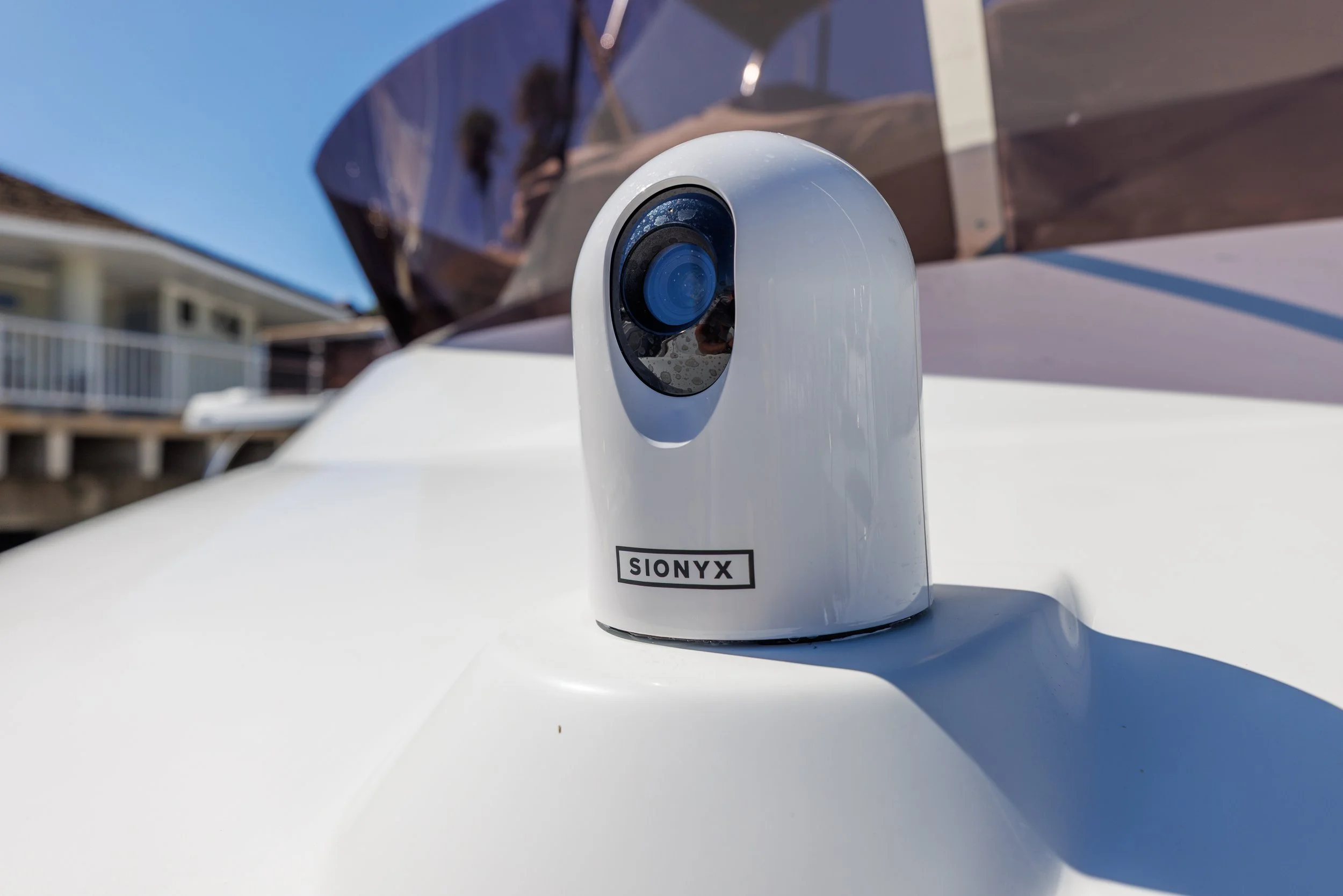 SIONYX Nightwave digital marine night vision camera installed on a Beneteau Antares 11 by Upgrade Marine.