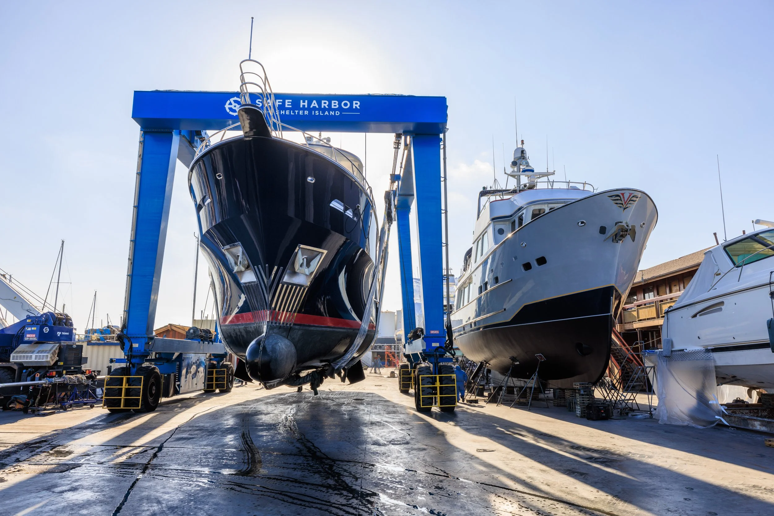 San Diego yacht haul-out for inspection and maintenance as part of professional yacht management services