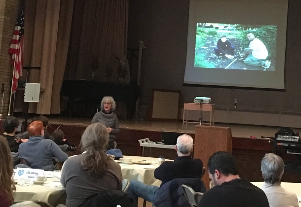  On Sunday, February 11, I had the honor of presenting at a “ Climate Reality Presentation and Discussion, ” held at Temple Israel in Gary, Indiana. 