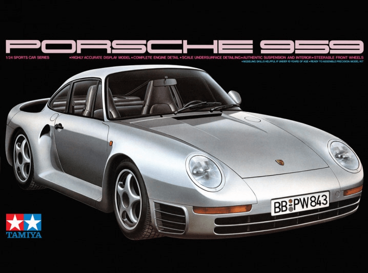 Tamiya - 1/24 PORSCHE 959 No:24065 Tamiya Stickers Acrylic water based models (where to buy) (Buy Online) Ireland UK Europe