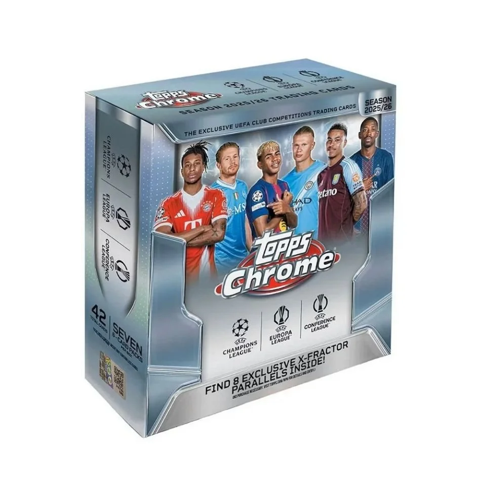Topps Chrome UCC Soccer Mega Box 2026