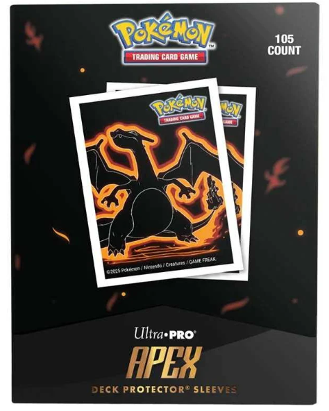 Ultra-PRO APEX Sleeves - Neon Kanto Charizard 105 Sleeves