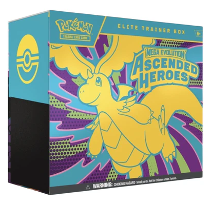 Pokemon TCG: Mega Evolution - 'Ascended Heroes' Elite Trainer Box