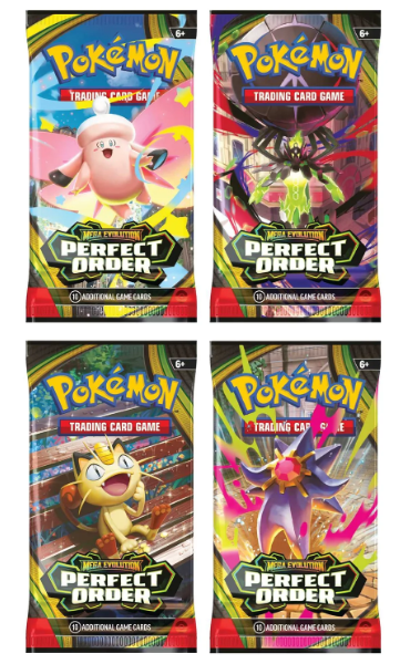 Pokemon TCG: Mega Evolution - Perfect Order Booster Packs