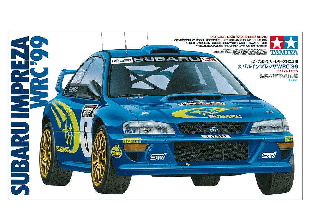 Tamiya - 1/24 SUBARU IMPREZA WRC '99 No:24199 (where to buy) (Buy online) Ireland UK Europe