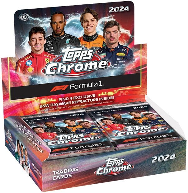Topps Chrome Formula 1 Hobby Lite Qualifying Lap Box 2024 | Formula 1 Racing Lite Hobby Box 2024