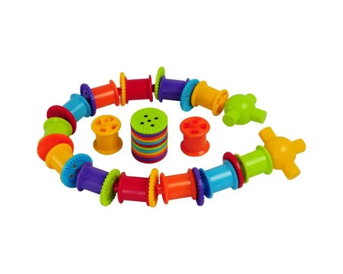 BigJigs- Button & Bobbins Lacing-Rolling Set (Buy Educational Toys for Kids& Schools Online Ireland