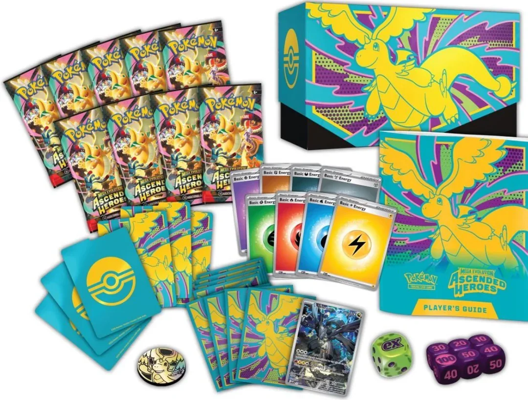 Pokemon TCG: Mega Evolution - 'Ascended Heroes' Elite Trainer Box