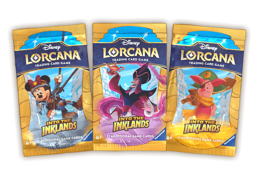 disney lorcana trading card game: bundle Ravensburger Lorcana TCG: Shimmering Skies: Starter Decks: BOTH Emerald & Steel (Scar & Cronk) AND Amethyst & Ruby (Elsa & Wreck-It Ralph) (2 DECKS)