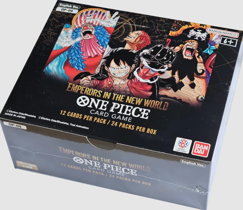 one piece booster box tcg trading card game op 09 emperors in the new world packs