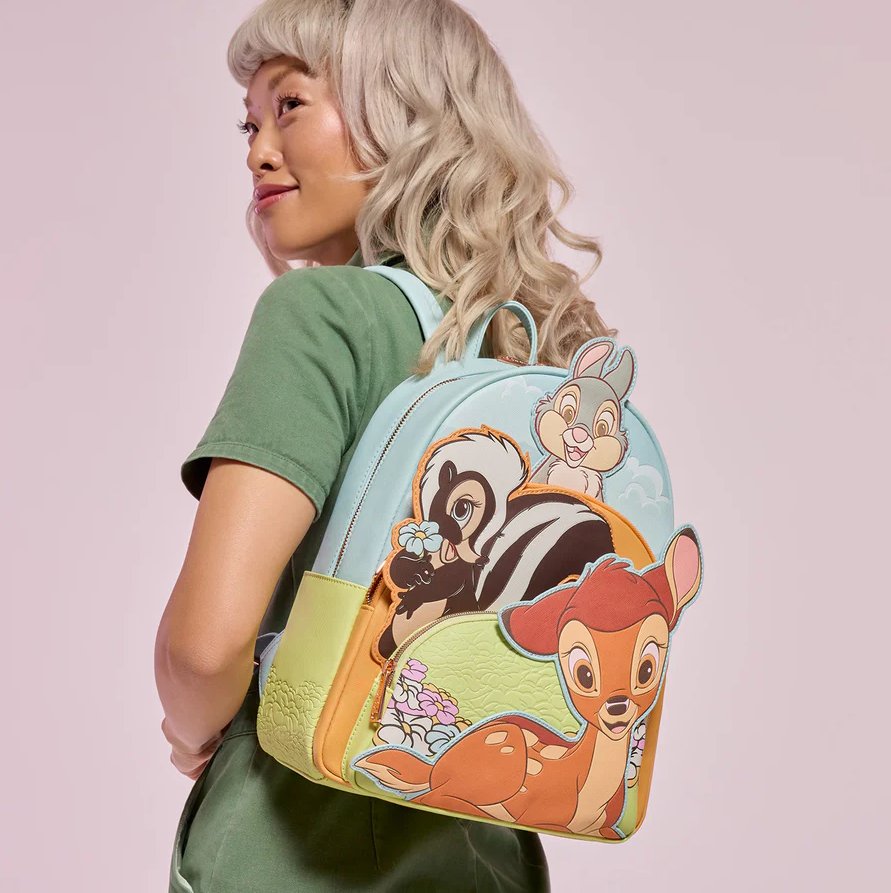 Loungefly - Bambi Triple Pocket Mini Backpack  display picture 1