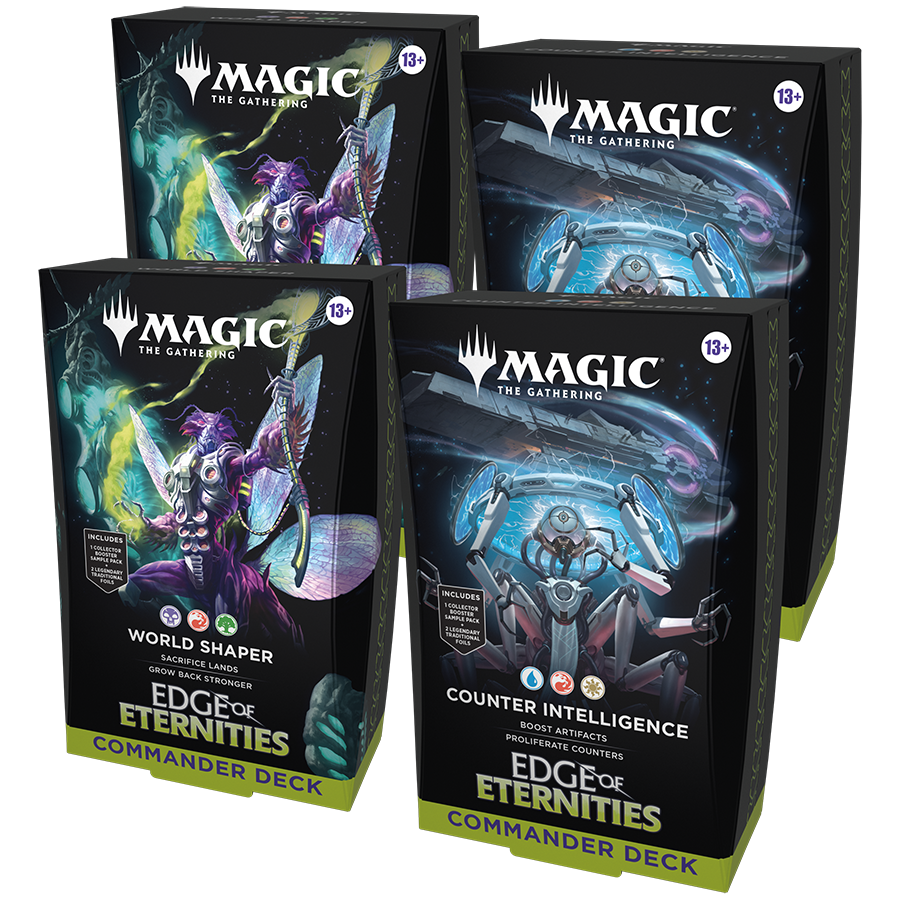 Magic: The Gathering Edge of Eternities - Commander Deck Counter Intelligence World Shaper Card List Spoilers Release Date (Where to buy) (Buy Online) Ireland UK Europe