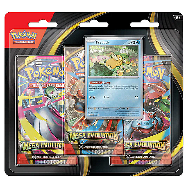 Pokemon TCG Mega evolutions 3 pack blister