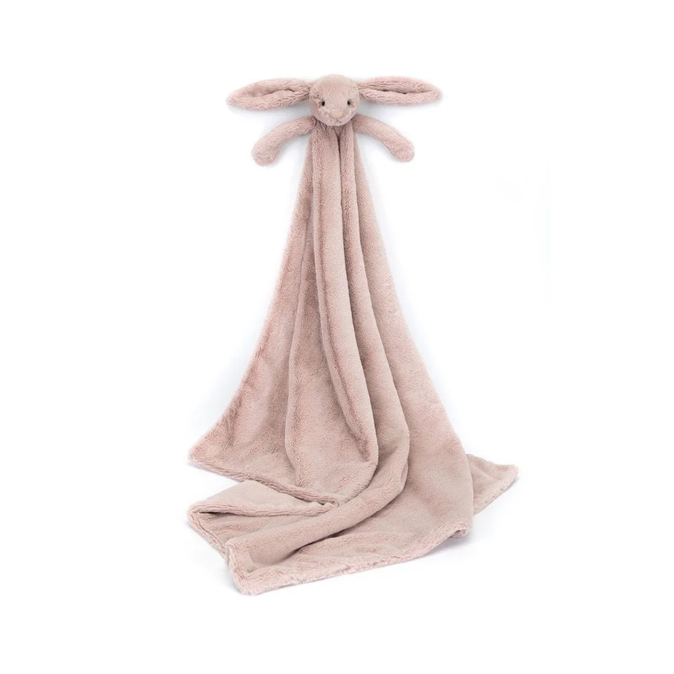 Jellycat Ireland Bashful Luxe Bunny Rosa Blankie | Jellycat Baby Gifts Ireland