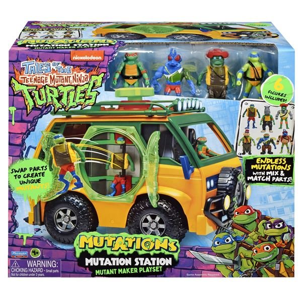 Teenage Mutant Ninja Turtles Mutation Station Playset (Buy TMNT Action Figures Ireland)
