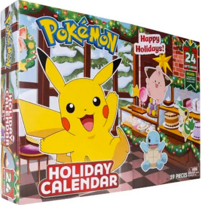 pokemon pokémon advent calendar 2025 holiday figure