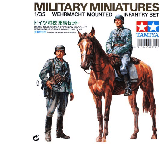 Tamiya - Wehrmacht Mounted Infantry Set No.35053 apply Tamiya Stickers Models (Where to Buy) (Buy Online) Ireland UK Europe
