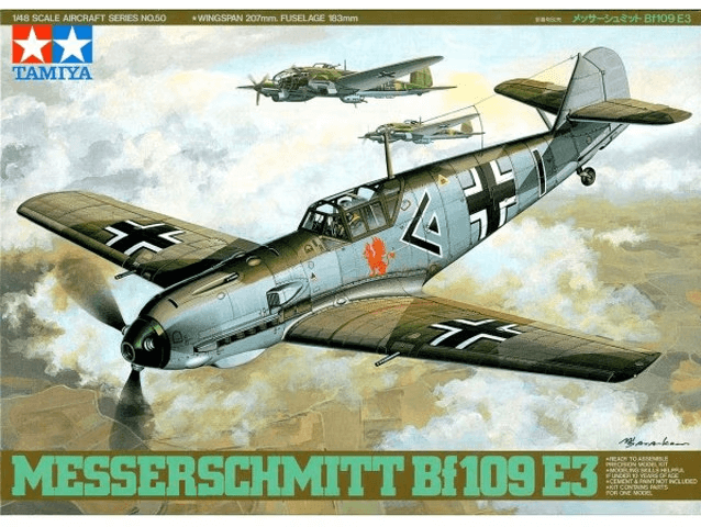 Tamiya - 1/48 SCALE MESSERSCHMITT BF 109 E-3 No.61050 (Where to buy) (Buy Online) Ireland UK Europe