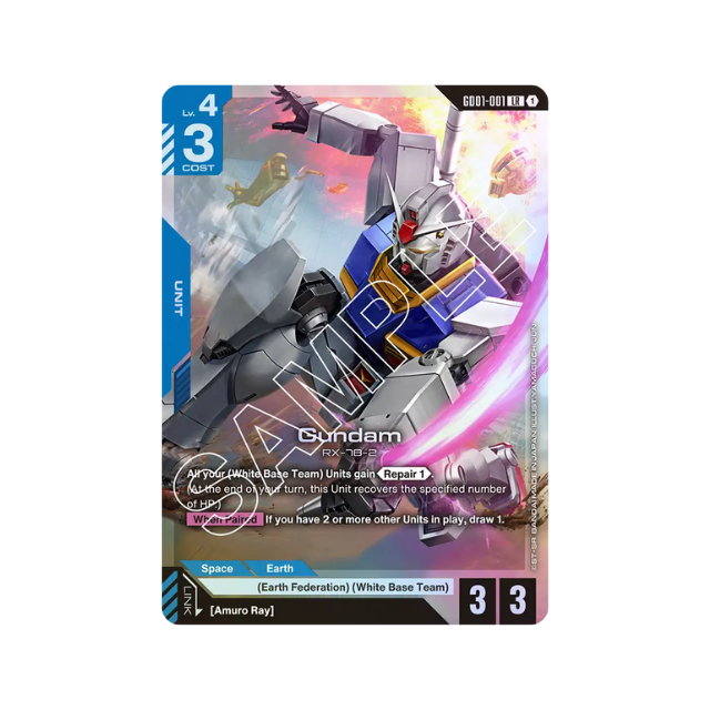 Gundam Trading Card Game: Newtype Rising (GD01) Booster pack   McGillicuddy's Toyshop