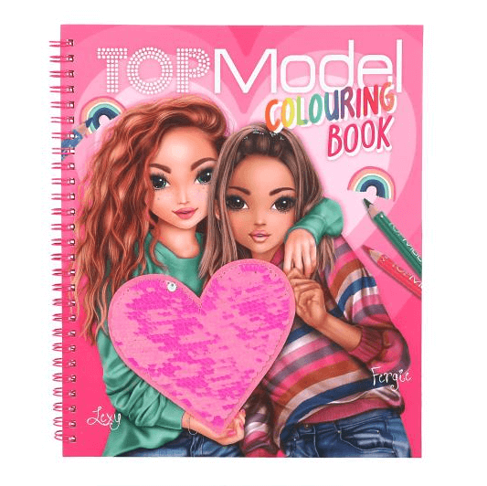 TOPModel Colouring Book With Rebersible Sequins Depesche Dress me Up (where to buy) (buy online) Ireland Britian UK Europe Germany