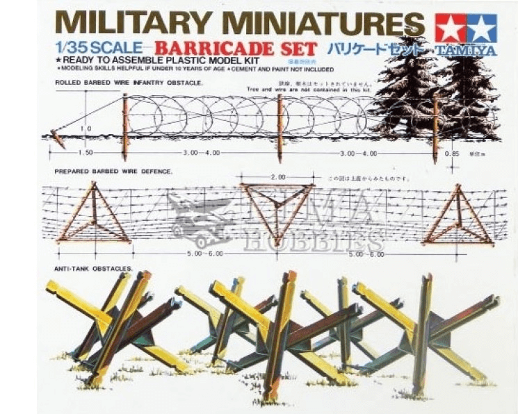 Tamiya - 1/35 BARRICADE SET No:35027
