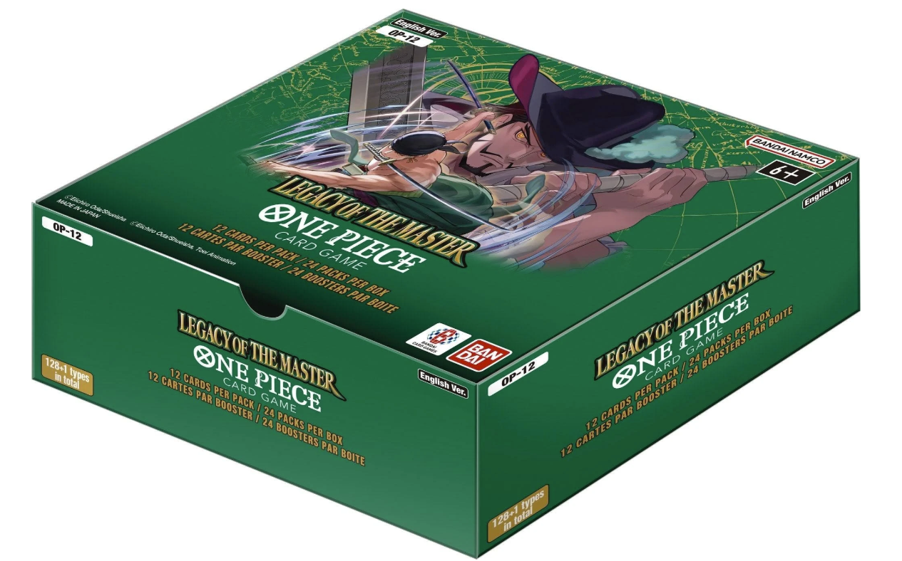one piece legacy of the master op12 booster box trading card game tcg pack ireland uk europe