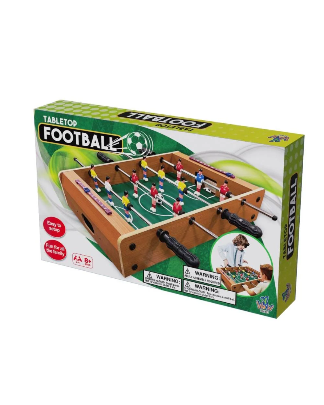 Wooden Tabletop Football