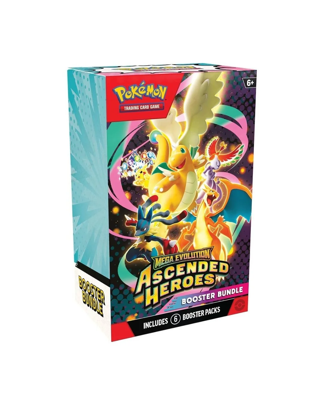 Pokémon TCG: Mega Evolution-Ascended Heroes Booster Bundle (6 Packs)