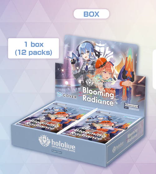 Hololive Official Card Game: Booster Pack - Blooming Radiance Booster Box Boosters Card List Spoilers Release Date (Where to Buy) (Buy Online) Ireland UK Europe trading