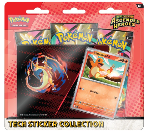 Pokemon TCG: Mega Evolution - 'Ascended Heroes' Tech Stickers
